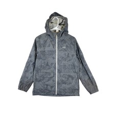 REI Co-op Lightweight Hooded Windbreaker Jacket Boy's Size L Gray Outdoor
