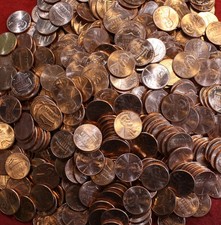 Denver 1983-2025 Lincoln Shield Cent Penny 50 Coin roll 30 diff. dates AU-BU