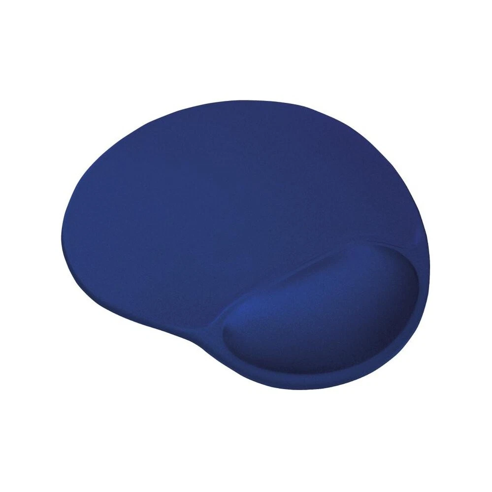 Tappetino Mouse Rotondo Ultra Sottile In Blu - Base Antiscivolo In Silicone - Morbido E Portatile Per Computer - 5