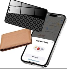 Apple Find My Wallet Tracker Card MFi Certified Rechargeable iOS