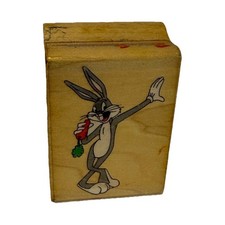 Rubber Stampede Looney Tunes Bugs Bunny Wood Stamp 901-D 1991