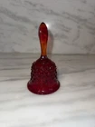 Fenton Vintage Ruby Red Hobnail Bell Glass Vintage