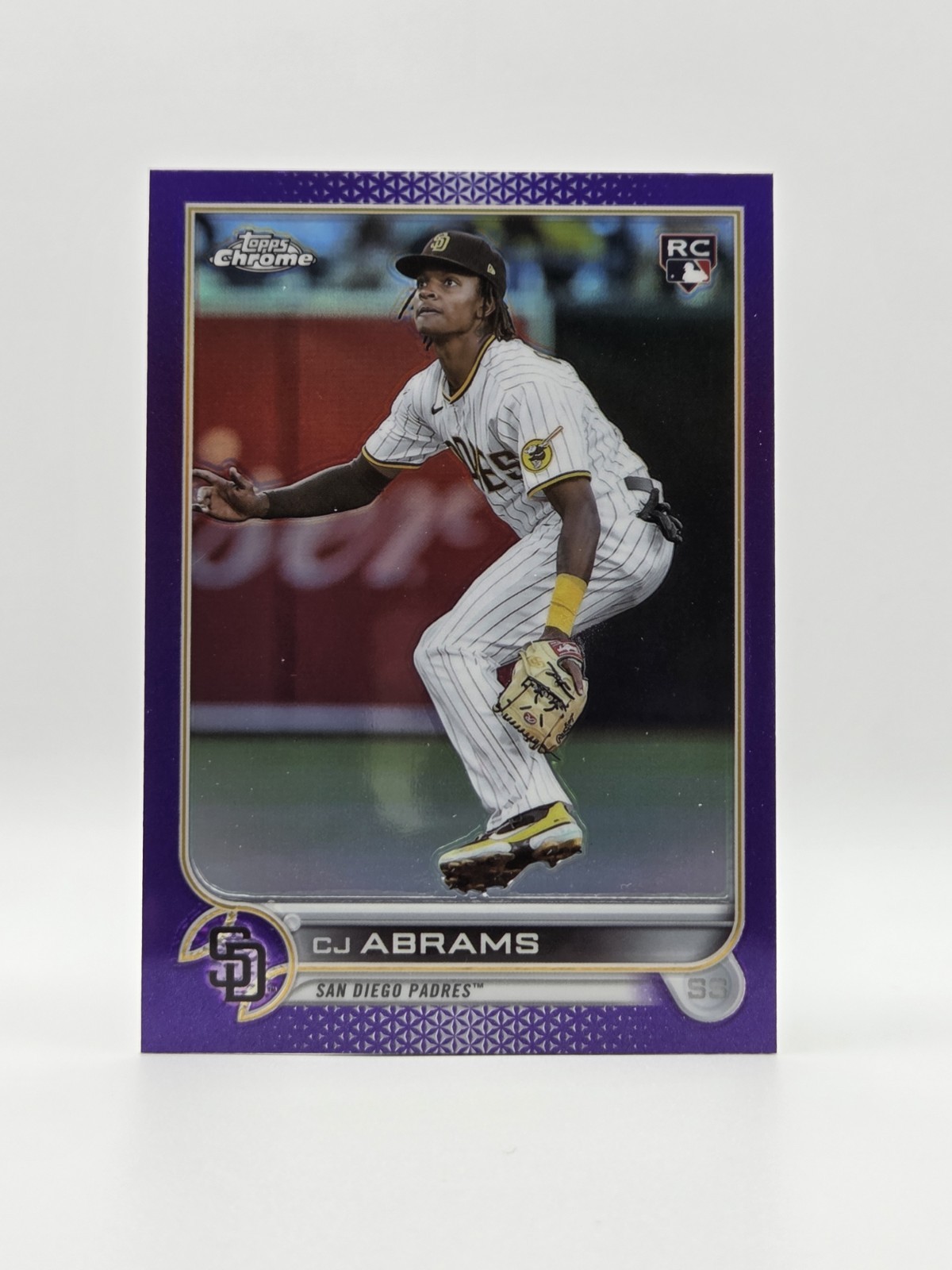 2022 Topps Chrome Update Series - C.J. Abrams #USC3 Purple Refractor (RC)
