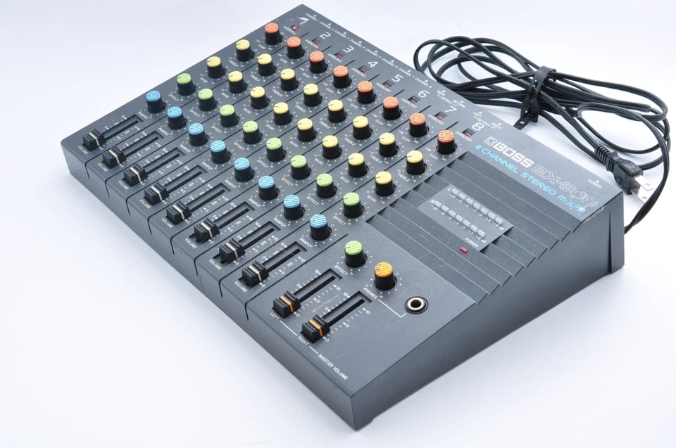 Boss BX-800 8-Channel Stereo Mixer 1985 Made in Japan Working 614279 - Image 4 of 4