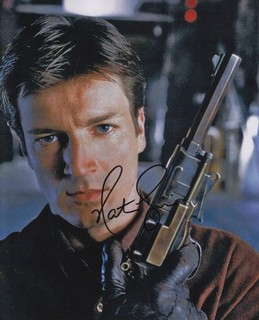 A Fantastic Genuine Autograph of Nathan Fillion 10x8 with COA