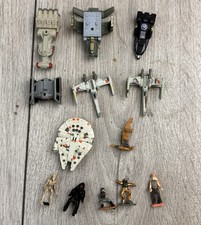 Star Wars Micro Machines Bundle Job Lot x 8 Ships and 5 figures