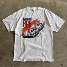 Vintage 90s AAR Toyota Eagle Mkiii Team Dan Gurney Racing White T Shirt Size L