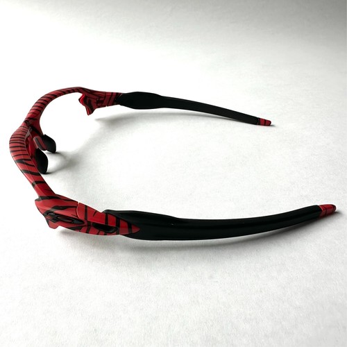 Oakley Flak 2.0 XL Matte Red Tiger Replacement Frame Only Black Striped OO9188 - Picture 8 of 8