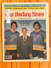 1981 The Hockey News Apr 17 Mike Liut Wayne Babych Emile Francis St Louis Blues