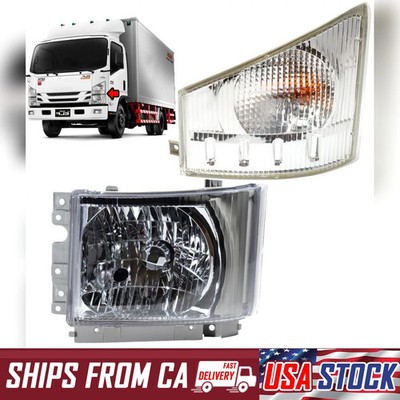 HEADLIGHT LAMP SIGNAL LIGHT LH LEFT FOR ISUZU ELF NPR NQR HD 2008-2015 TRUCK