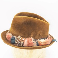 Bruder Dobesch Mens Fedora Brown Hat from John Barkley Pittsburgh