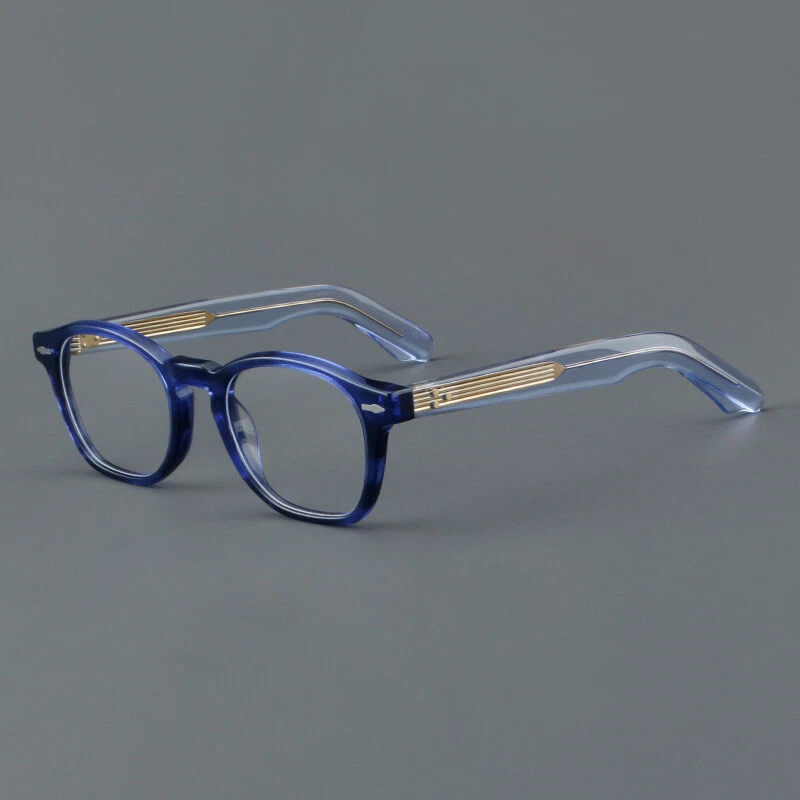 Retro Square Acetate Thick Eyeglasses Hand Made Glasses Frames Men Women Vintage