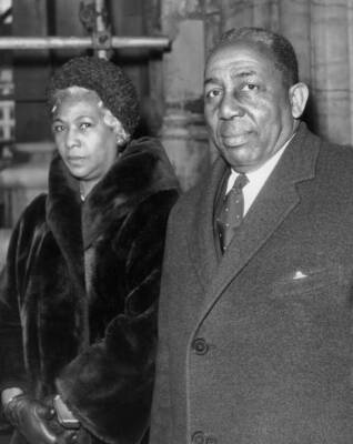 Sir Learie Constantine And His Wife In London 1967 Old Photo