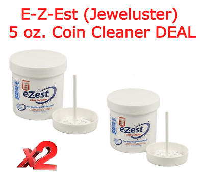 #ad Coin Cleaner EZ E Z EST 5 oz. Copper Gold amp; Silver Coin amp; Jewelry 2 Packs Deal $36.90
