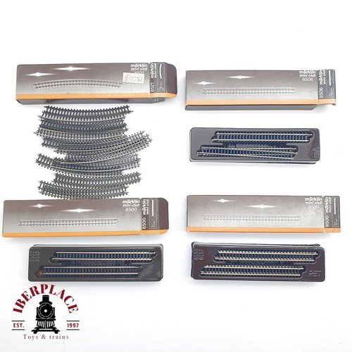 1:220 46x Märklin gerades gebogenes gleis Schienen-Set Mini club Z Spur