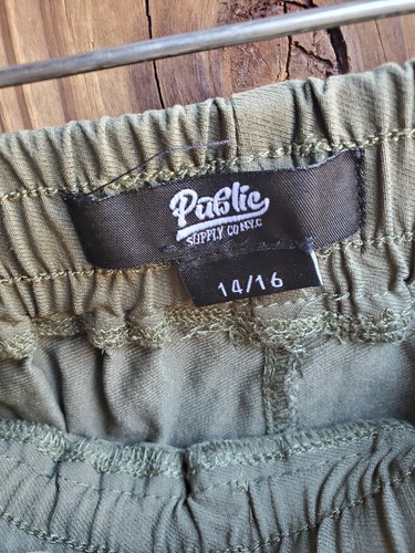 Public Supply Co. N.Y.C. Skinny Fit Stretch Green Pants Size L (14/ 16) NWOT! - Picture 3 of 7