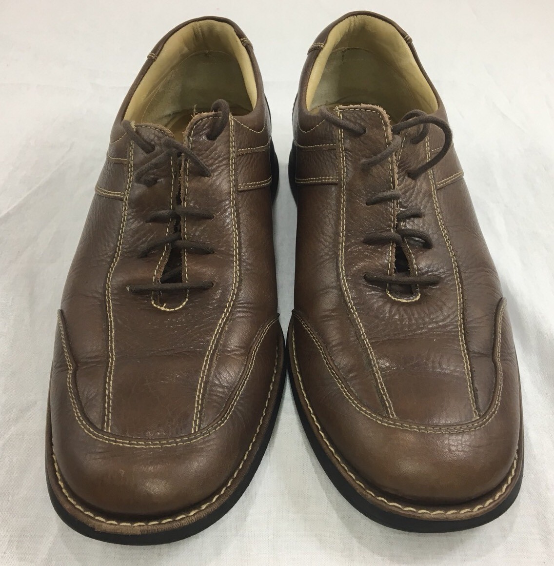 Johnston & Murphy Bicycle Toe Oxford Shoe Brown Mens 10.5 M  display picture 1