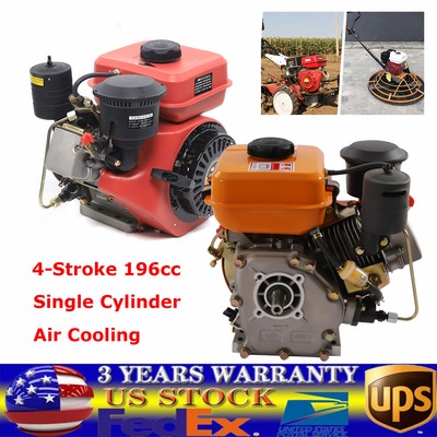 196cc 4-Stroke Engine Air-cooled Single Cylinder For Small Agricultural Machiner