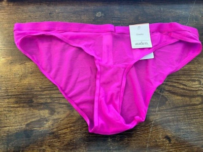 Auden Women's Size XS Cheeky Sheer Underwear Panties Pink  B70