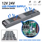 LED Driver Power Supply Transformer 240V - DC 12V 24V 60-400W IP20 for LED Strip