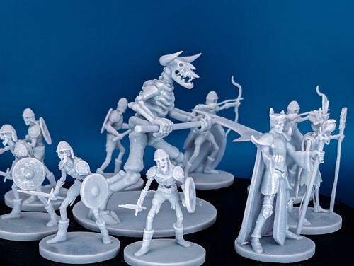 Paquete Esqueleto | Encuentro Aleatorio | 10 Miniaturas - Escala 28mm DnD D&D - Imagen 11 de 11