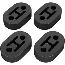 Performance Polyurethane Rubber Exhaust Hangers Adjustable Muffler Universal 4Pc