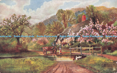 R714925 Ringwood. Der Ford bei Moyles Cour. Malerische Grafschaften. Hampshire. Tuck