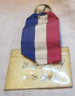 Convention Badge by Philadelphia Badge Co. Two US Flags — photo 7