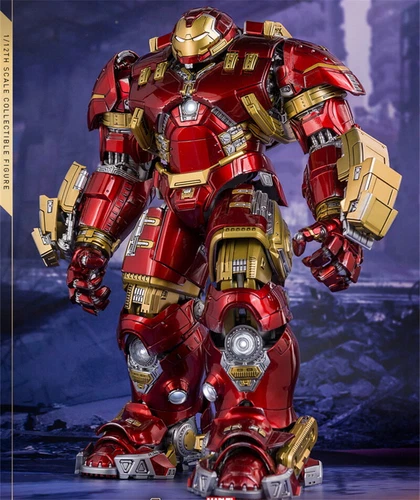 Comicave CS Hulkbuster Metal Action Figure Iron Man MK44 1/12 Light Model - Picture 1 of 5