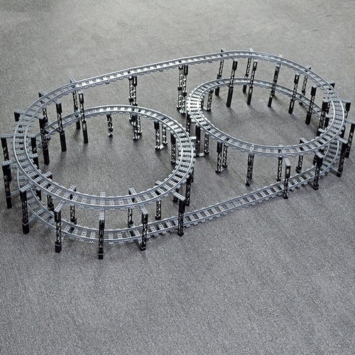Stadtbahn flexible Schienen für Lego Kit Zug Bausteine Sets zum Selbermachen - 20 Sets! - Bild 18 von 35