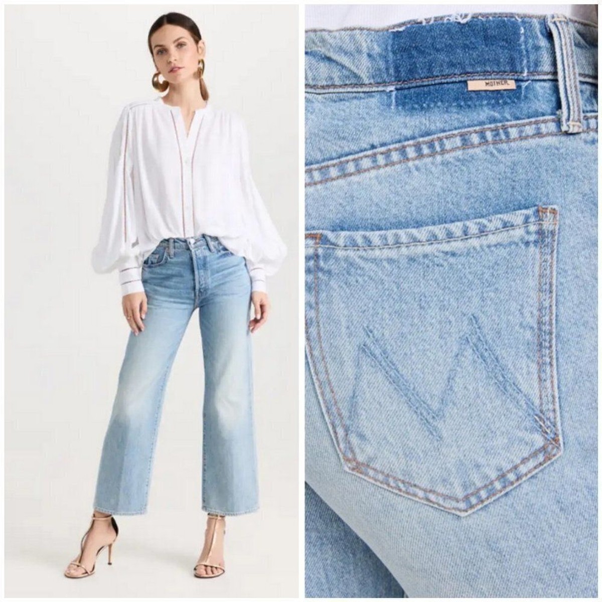 MOTHER SUPERIOR デニム THE RAMBLER ANKLE The Rambler Ankle - Well Stacked | MOTHER DENIM