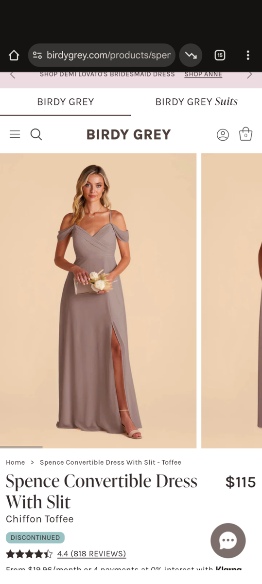 Birdy Grey SPENCE CONVERTIBLE DRESS CHIFFON Toffee large | eBay