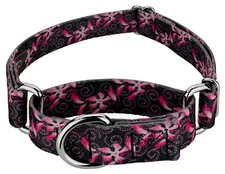 Country Brook Petz® Pink Honeysuckle Breeze Martingale Dog Collar