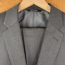 Banana Republic Suit Mens 40R Gray 2 Button Linificio F.lli Cerruti Wool 34x33