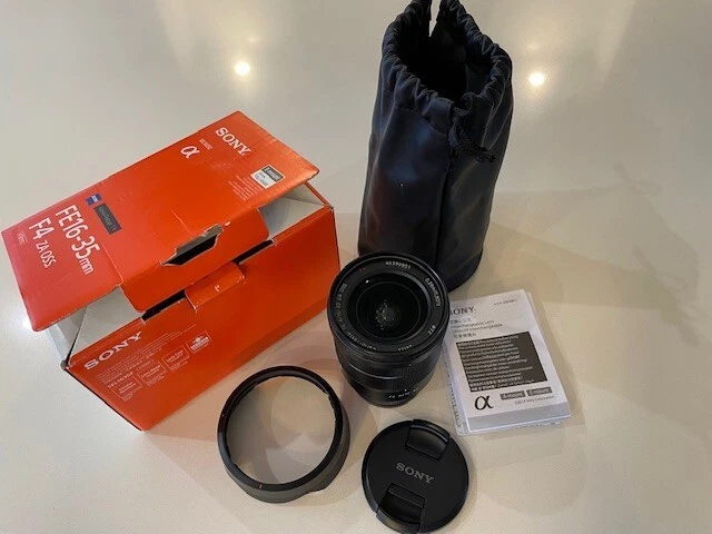 Sony lens SEL1635mm F4 ZA OSS SEL1635Z Wide Angle Lens and filter, box ,case - image 3 of 3