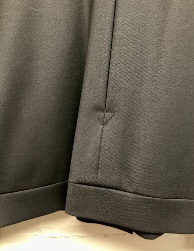 Burberry cropped black women's wool jacket Size 14 Made in Italy K4 - Picture 16 of 16