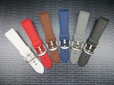 23mm PU Rubber Diver Strap Extra Large Watch Band for CARTIER SANTOS 100 XL TN1