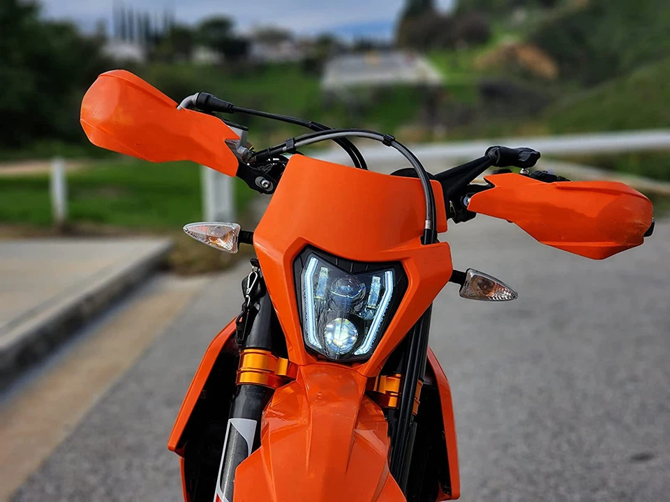 Faro LED DRL luz de haz alto/bajo para KTM EXC XCW EXC-F 250 300 350 450 500 690 Foto 2 de 4