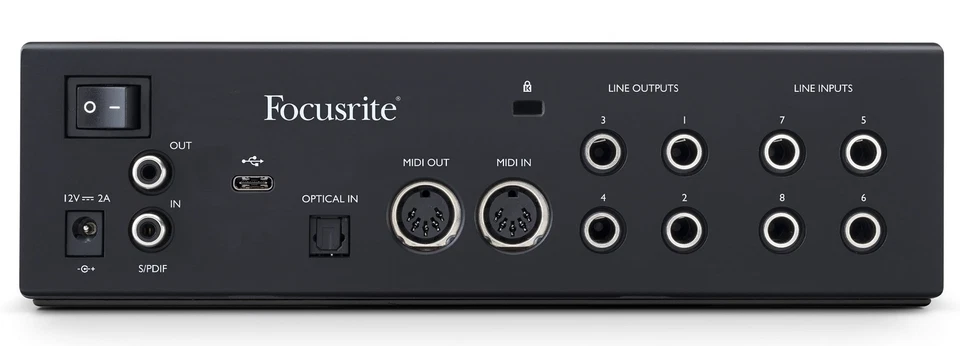 Focusrite Clarett+ 4Pre USB-C Audio Recording Interface, 4 Mic Preamps/JFET/ADAT - Image 2 of 4