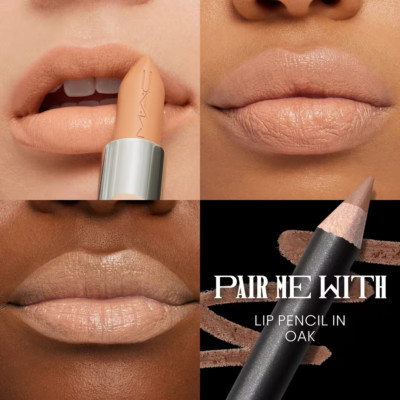 MAC  MACXimal  833 Creme D'nude Sleek Satin Lipstick 0.12 oz/3.5 G Full Size NIB