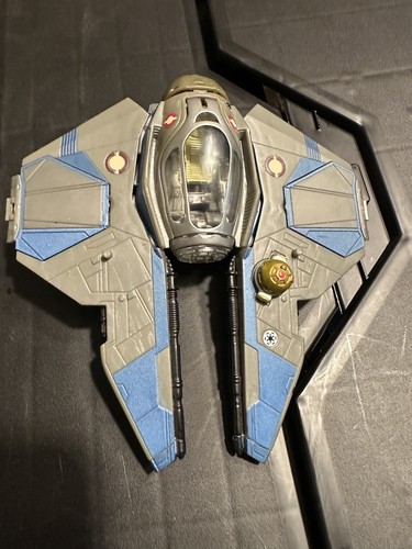 Star Wars Transformers Crossovers Blue Jedi Starfighter to Obi-Wan Kenobi Figure - Picture 3 of 4