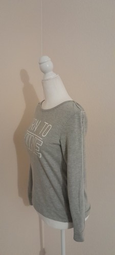 Ideology Womens Graphic Long Born to shineT-Shirt L - Picture 6 of 7