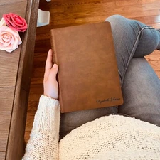 Personalized NASB Bible, NASB Giant Print Bible, Custom Engraved Name