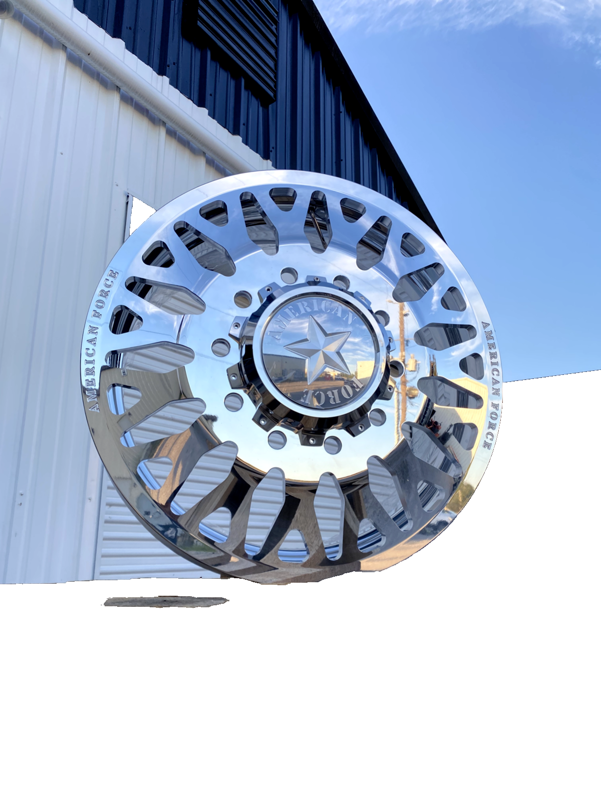 American Force G17 Evo Polished 24x8.25 Dually Wheel 10 LUG Wheel Rim ...