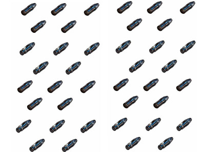 40 Neutrik 5 pin Cable Connectors XLR DMX - 20 Male & 20 Female