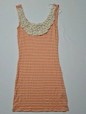Ladies Dress Miss Selfridge Size 6 Sleeveless Orange Mix 4584