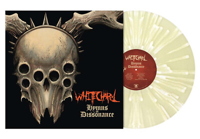 WHITECHAPEL - HYMNS IN DISSONANCE, 2025 BONE WHITE SPLATTER vinyl LP, 500 COPIES