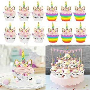 Birthday Decoration Unicorn Party For Baby Shower Party Cupcake Cake