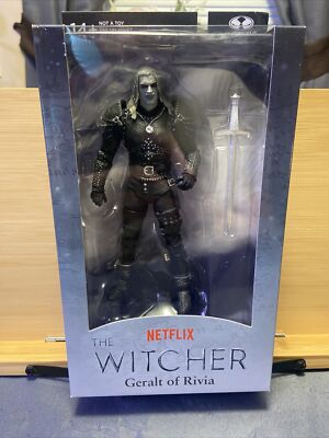 The Witcher Netflix Wave 2 Witcher Mode Geralt of Rivia 7'' Figure Mcfarlane NIB