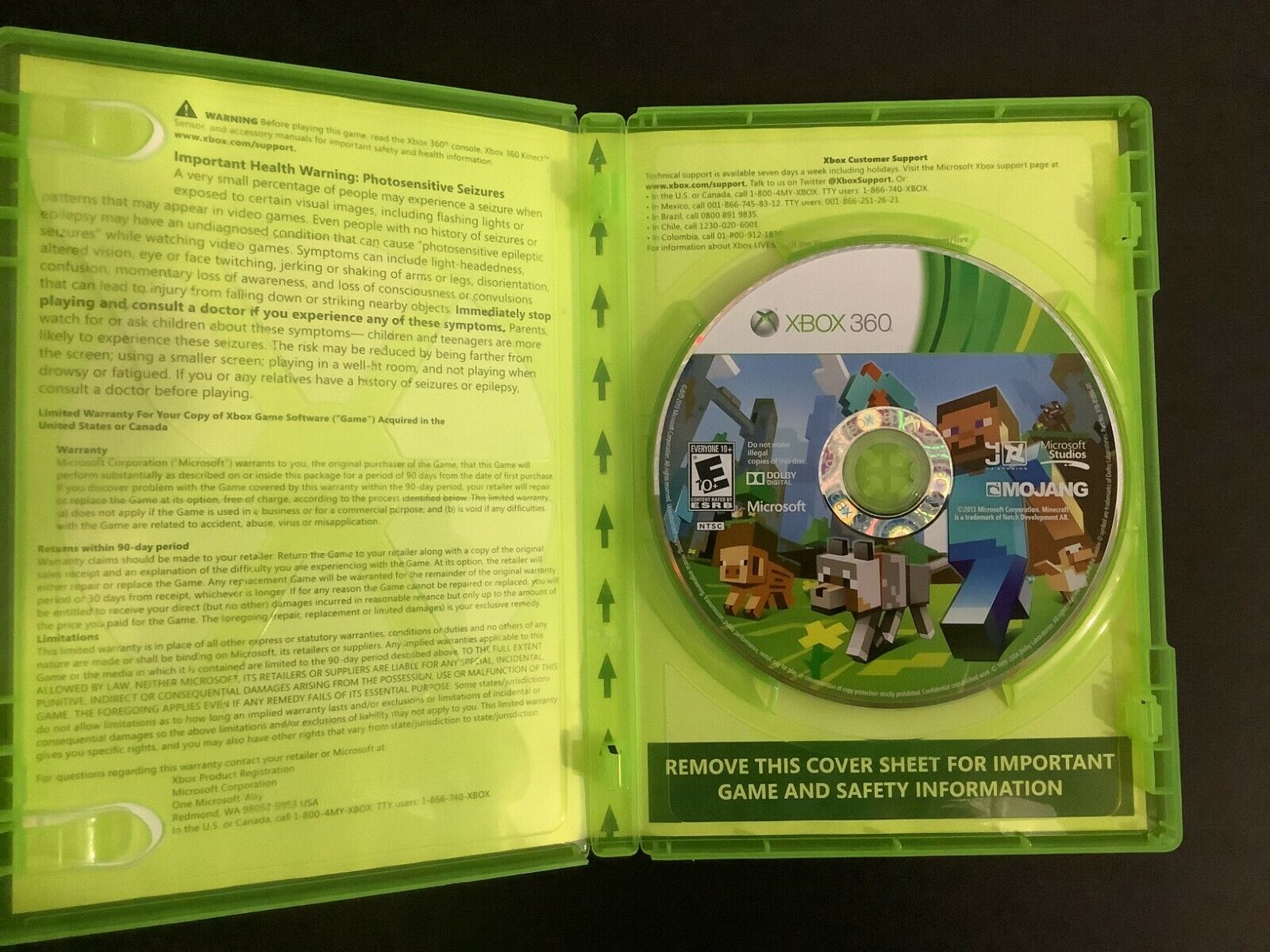 Minecraft Standard Edition Microsoft Xbox 360 Físico